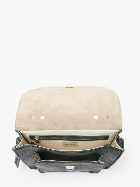 Cross Body Tas La Suite 1960 Leder Paul marius Groen la suite 1960 GEORG960 ander zicht 3